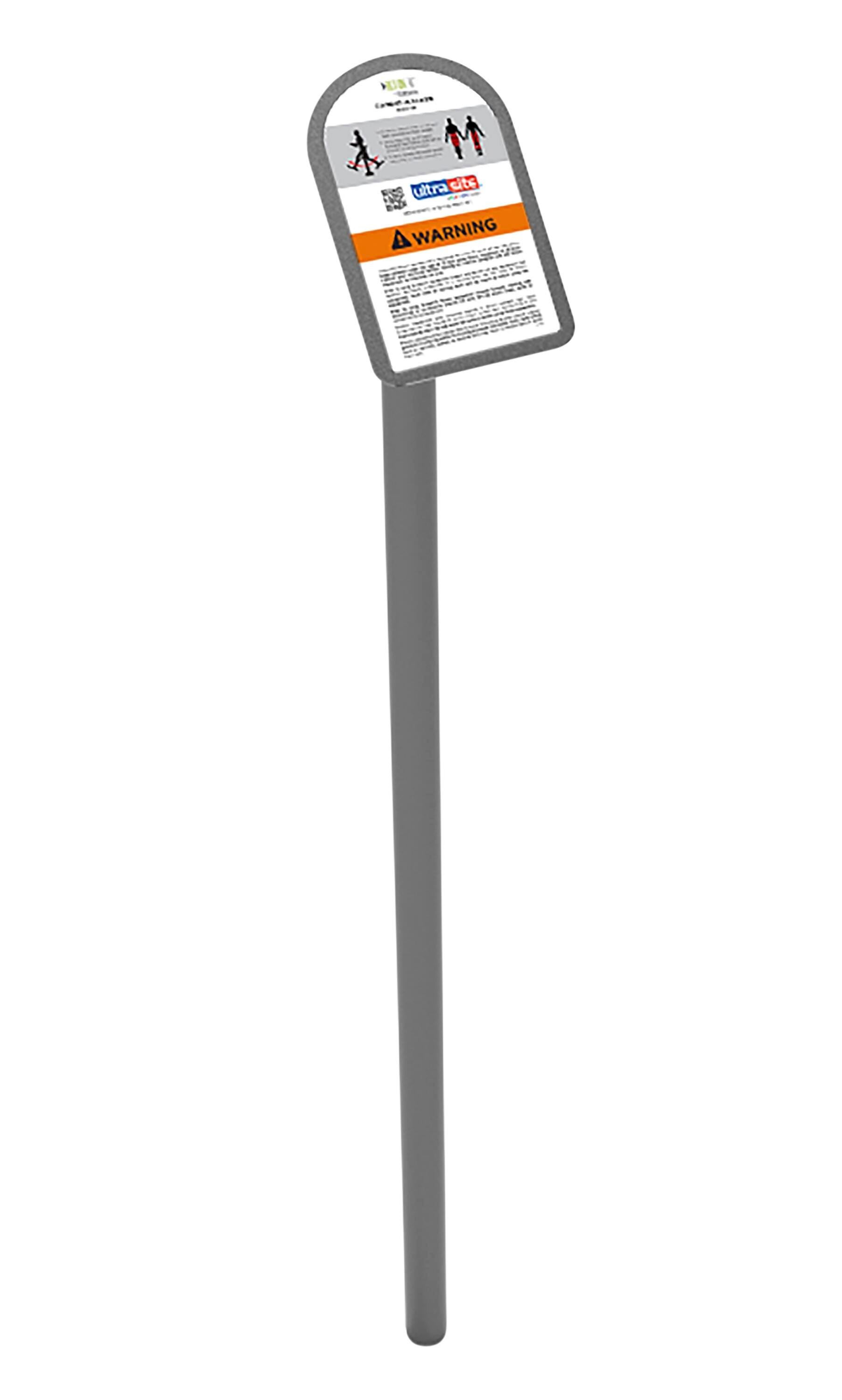 ActionFit Freestanding Instruction Sign Post 1592306